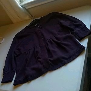 purple Baby doll sweater  (NWOT)